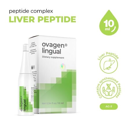Ovagen Lingual Peptide Complex for Liver & Digestive System Support | Khavinson Bioregulators & Peptides