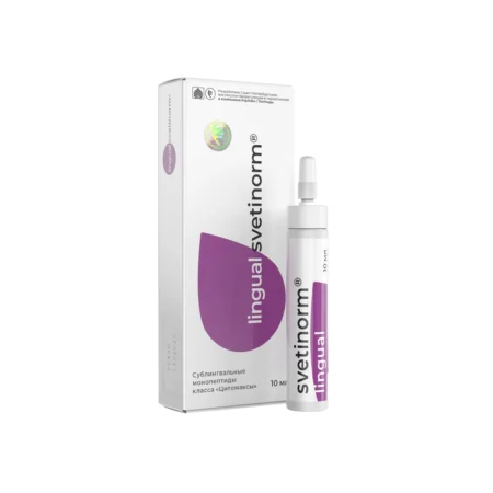 Svetinorm Lingual – Liver & Digestive Support | Khavinson Bioregulators Peptides