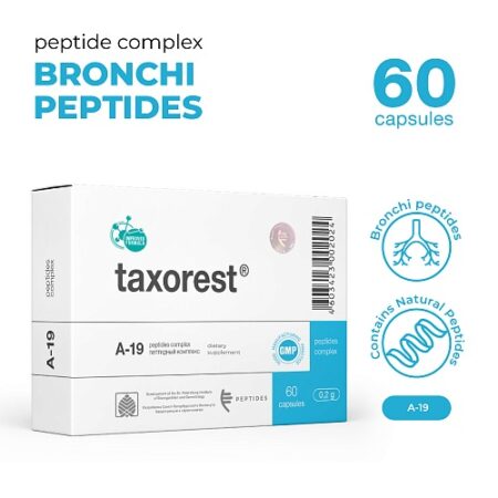 Taxorest  A19– Advanced Respiratory Support with Bronchial Peptides (20/60 Capsules)
