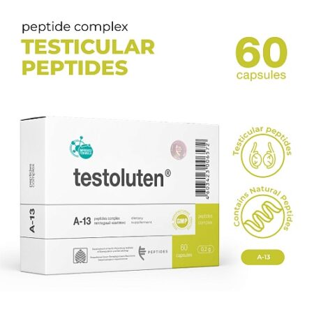 Testoluten A13 – Male Reproductive Support – 20/60 Capsules