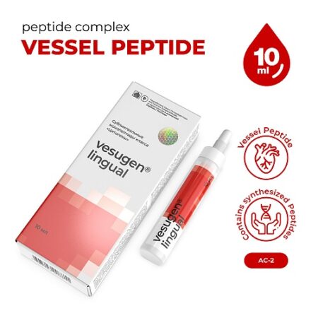 Vesugen Lingual Peptide Complex for Cardiovascular Protection – Khavinson Bioregulators Peptides