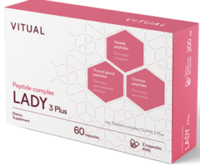 LADY 3 Plus (Clima 3 plus) Peptide Complex – with Zhenoluten, Thyreogen & Ventfort.