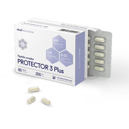 Protector 3 Plus Peptide Complex – With Endoluten, Vladonix & Bonomarlot
